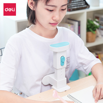 得力学生防近视坐姿矫正器视力保护器阅读架儿童纠正姿势仪架桌面正姿支架写作业孩子学习距离防驼背端正书桌