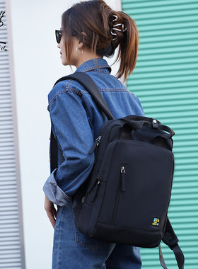 Fido Dido/菲都狄都牛津布双肩包女时尚包女士背包通勤出游旅行包