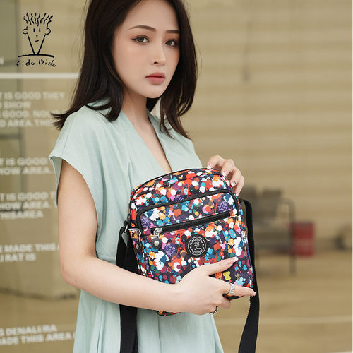 菲都狄都单肩包休闲防水包