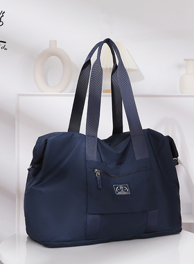 菲都狄都手提男防水短途旅行包女便携待产收纳包运动健身包行李袋
