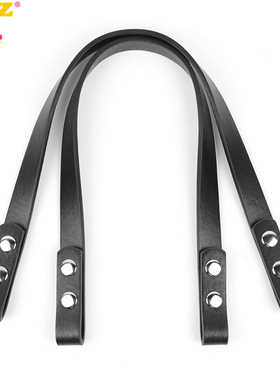 新款40cm腋下包带 四合纽扣按扣PU包肩带黑色 腋下肩带包带配件