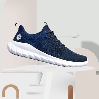 系带减震鞋子休闲男新