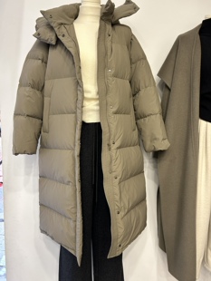 真暖和韩国加厚大被子白鸭绒羽绒服女长款连帽2023冬装新款外套女