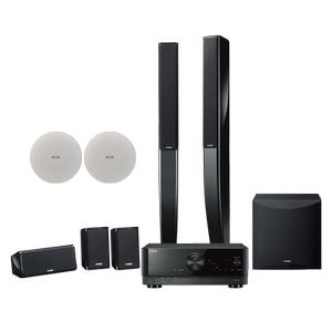 雅马哈/YAMAHA RX-V6A 家庭影院5.1.2套装 嵌入式吸顶 杜比全景声