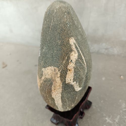 天然泰山石敢当福运镇宅摆件