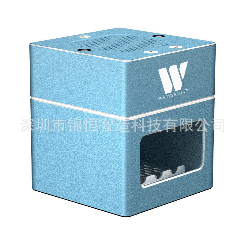 净烟神器智能烟灰缸香薰机空气净化器一体机室内房间车内空气净化