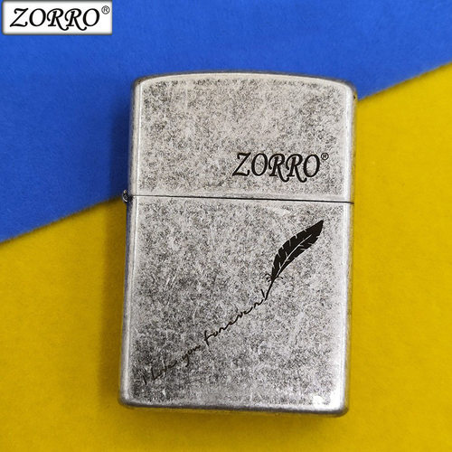 ZORRO佐罗爱的签名煤油打火机古银爱情誓言送礼佳品正品原厂批发
