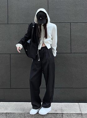 十一的信｜原创无性别日常休闲西装裤复古港风西装同款穿搭长裤