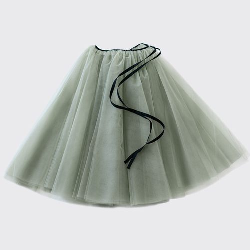 系带一片式可调节芭蕾舞蹈老师练习半身TUTU纱裙大摆瑜伽演出裙子