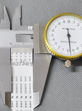 FFC软线 16P 1.0A间距 450长 同一面接口 213C激光头排线 45厘米