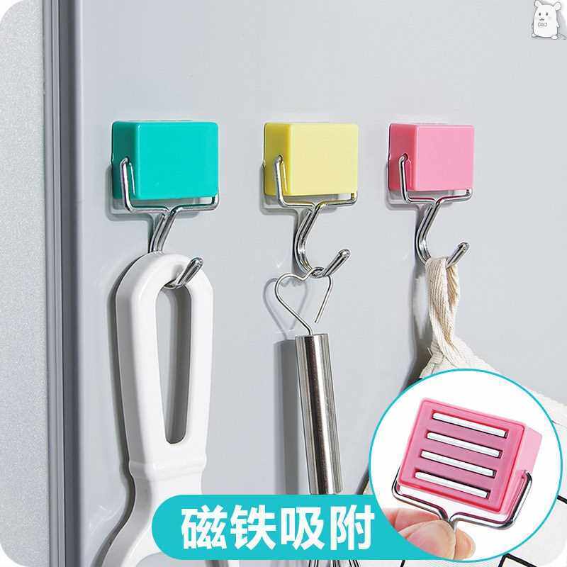 无痕免打孔超强磁吸冰箱后粘钩图片
