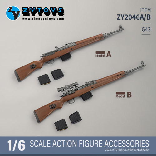 ZYTOYS1/6G43二战德军武器模型