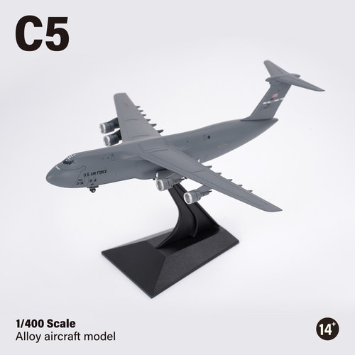 C-5合金飞机运输机1/400美军