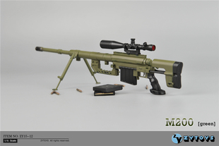 M200 生死狙击 狙击枪模型 ZYTOYS 现代散件 兵人手办 CP塑料