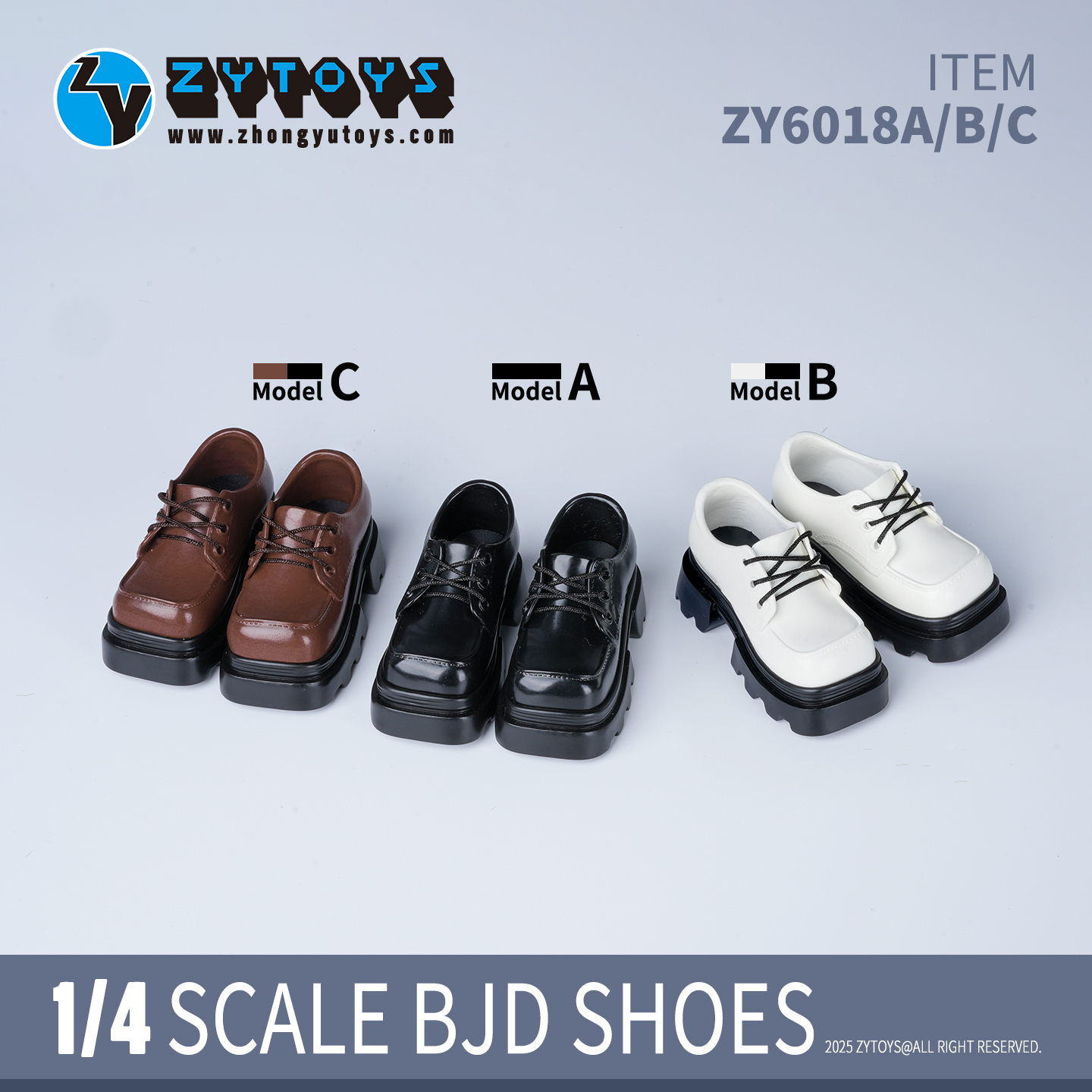 现货四分娃鞋BJD鞋子方头厚底鞋 小狼体 生姜 大力力普四 咪咪兔