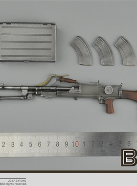 ZYTOYS 1/6 WWII 布伦 英国 轻机枪 模型 ZY2003 兵人配件 现货