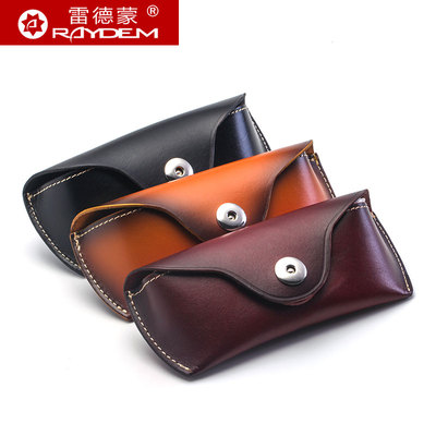 太阳眼镜盒男防压抗摔大容量复古墨镜便携式近视眼睛盒大号收纳盒