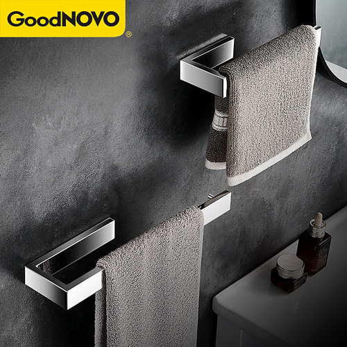 304不锈钢毛巾环免打孔毛巾架