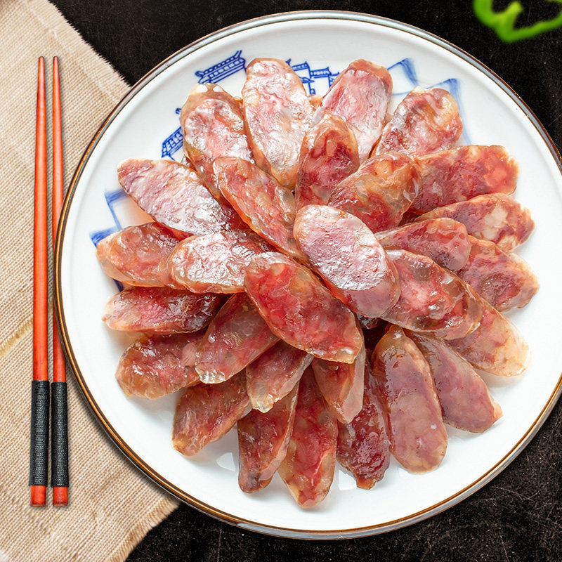 农家手工香肠腊肠咸甜味纯肉杭州特色腊味真空商用包装食品风干