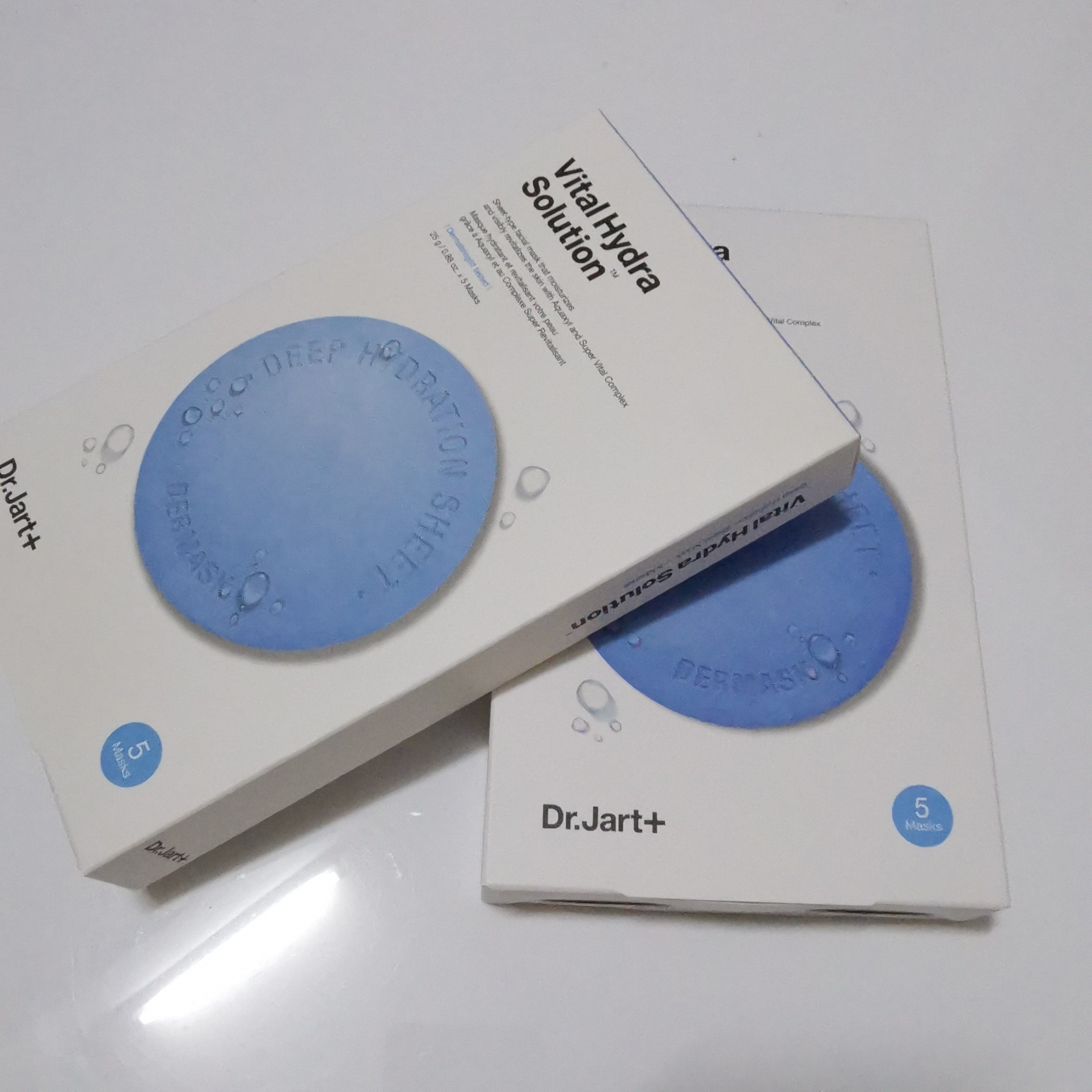 香港现货dr.jart/蒂佳婷蓝色药丸面膜2盒补水保湿舒缓包邮贴片式