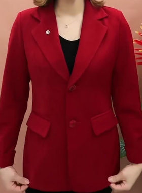 婚宴西装外套秋季上衣喜婆婆礼服