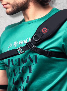 GGS相机背带 快摄手肩带适用佳能索尼相机带肩带斜跨挂脖复古微单反腰带拍摄影快枪手快拆耐磨减压挂脖