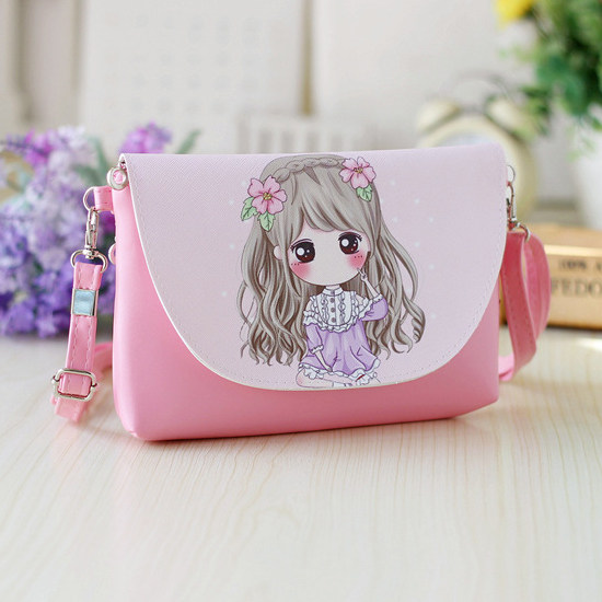 可爱小女孩包包斜挎软皮儿童时尚小包单肩公主迷你放手机小包女童