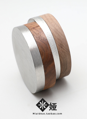 米娅品质 迷你敲线锤 圆形金属垫板（锤扁铜线银线）Bench Block