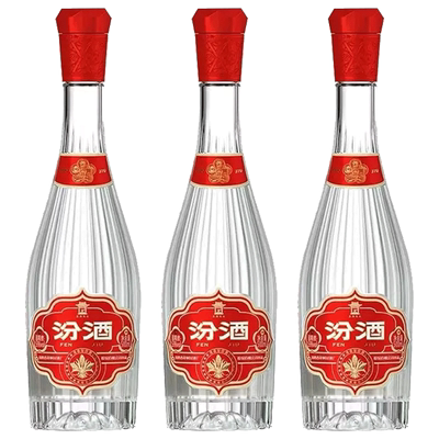 汾酒献礼版53度500ml*3瓶白酒