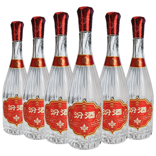 山西杏花村汾酒42度献礼版玻汾500ml*6瓶整箱装纯粮酿造国产白酒