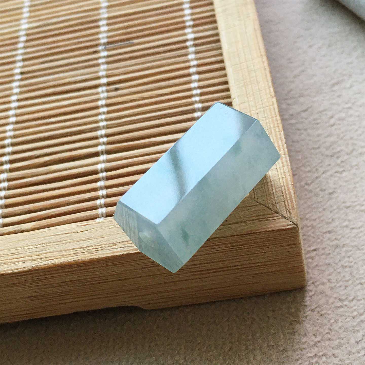 缅甸翡翠冰种飘花玉路路通吊坠