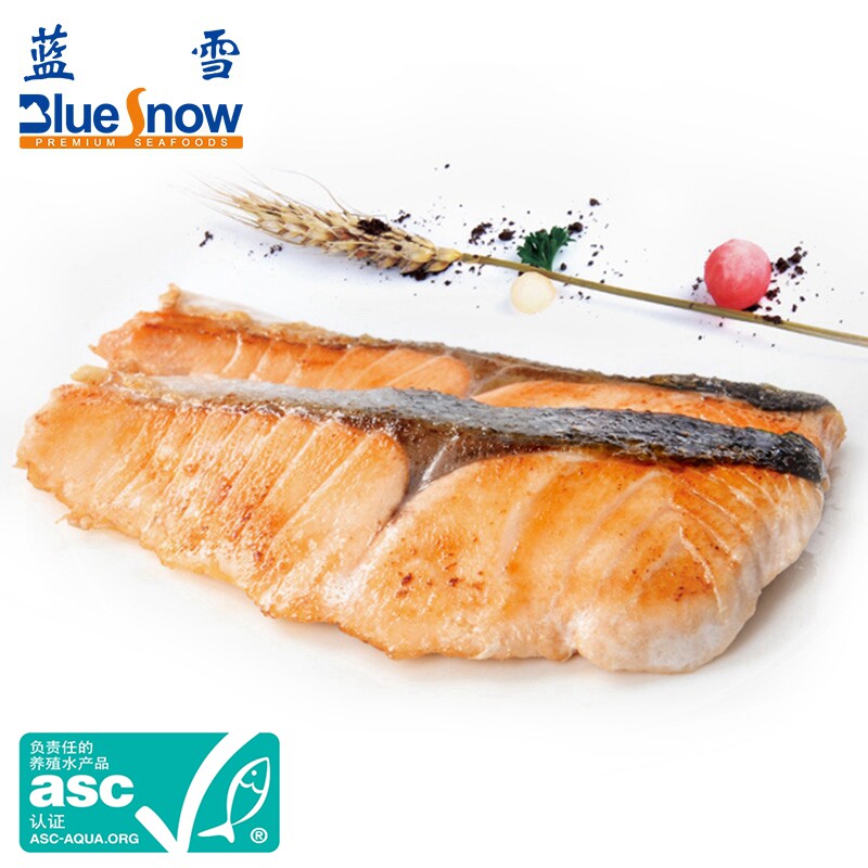 【蓝雪】三文鱼柳3x250g 鲑鱼独立包装去刺骨ASC认证冷冻海鲜水产高性价比高么？