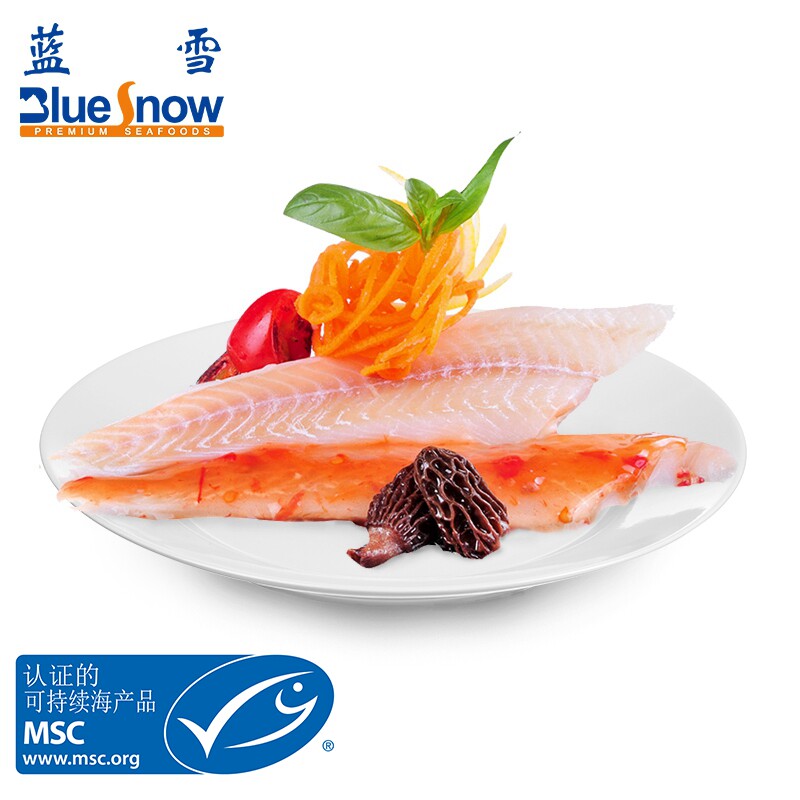 【蓝雪】msc阿拉斯加狭鳕鱼柳 冷冻水产海鲜 400g/包 5包独立包装