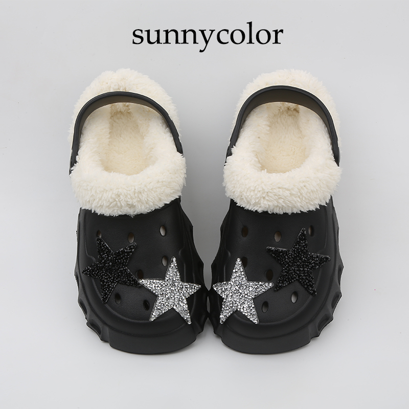 sunnycolor甜酷可拆卸洞洞鞋
