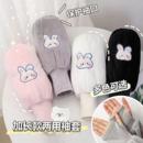 套手套二合一手袖 学生上班写作业袖 冬季 防污防脏套袖 头 保暖护袖 袖