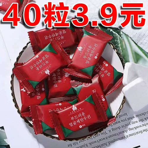 Хлопковое полотенце, одноразовые влажные салфетки для умывания для путешествий, портативное средство для снятия макияжа, очищающее молочко, Южная Корея, увеличенная толщина