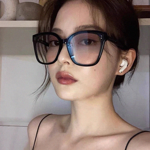 2022小红书同款墨镜防紫外线 大框方形显脸小渐变粉色防晒眼镜女