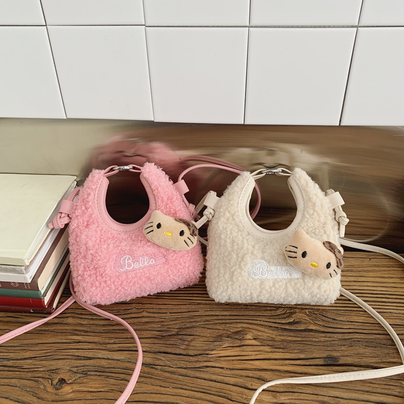 2026冬季新款可爱卡通羊羔毛斜挎包女童迷你手提包洋气毛绒小包潮,玩具/童车/益智/积木/模型,斜挎包/拎包/腰包,淘宝优惠券,粉丝福利购,淘宝优惠卷