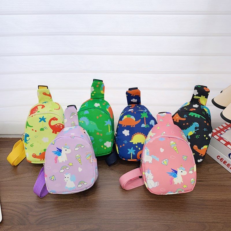 幼儿园儿童包包卡通可爱男女童宝宝胸包小男孩外出配饰单肩斜挎包