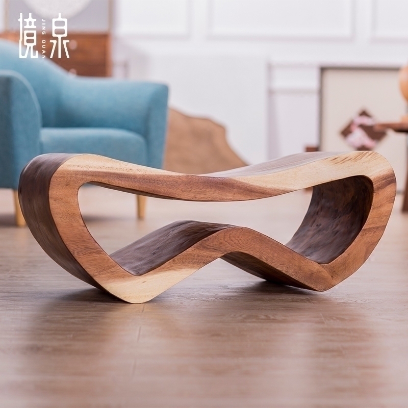 原木长条凳入户进门实木换鞋凳