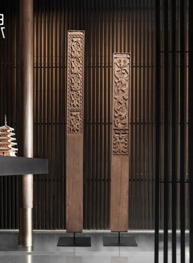 境泉木雕工艺品酒店大摆件美陈