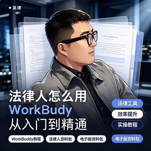 法律人WorkBuddy实操教程入门精通法律工具办公提效电子版资料包
