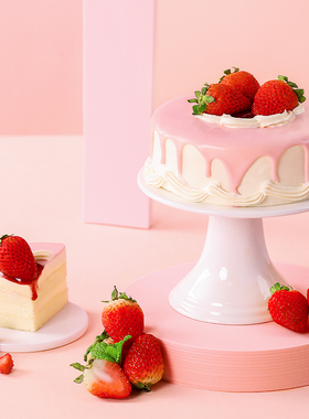 诺心草莓云霓水果慕斯生日蛋糕网红甜点儿童草莓水果蛋糕同城配送