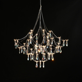 高端法式 轻奢水晶吊灯餐厅灯高档现代简约萤火虫埃及水晶灯设计师