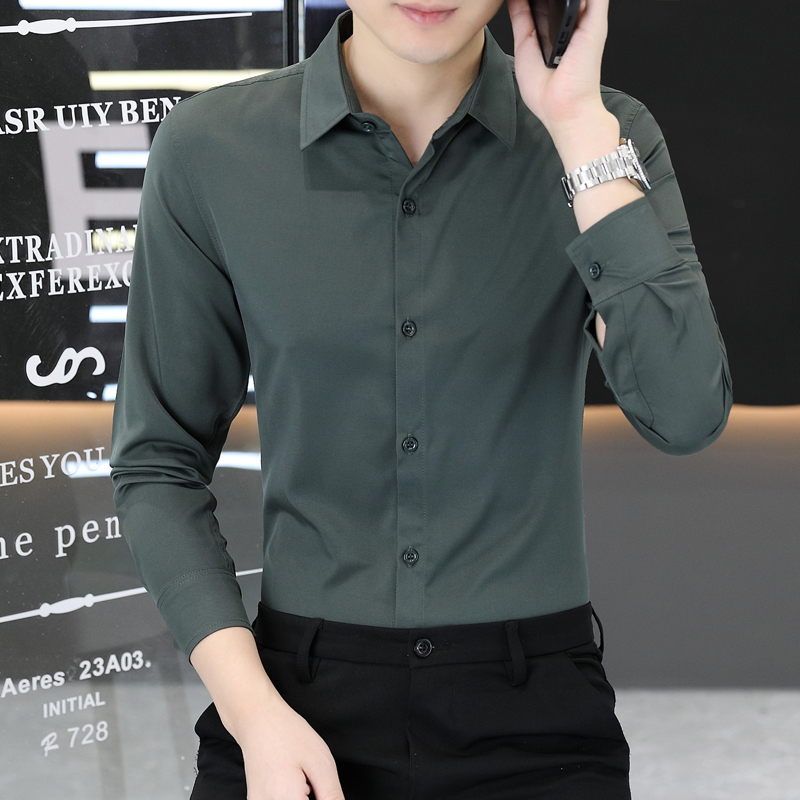 2025夏季新款衬衫男士长