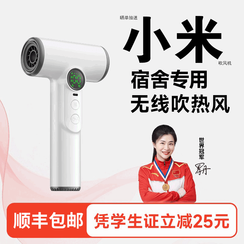 【顺丰次日达】无线热风吹风机