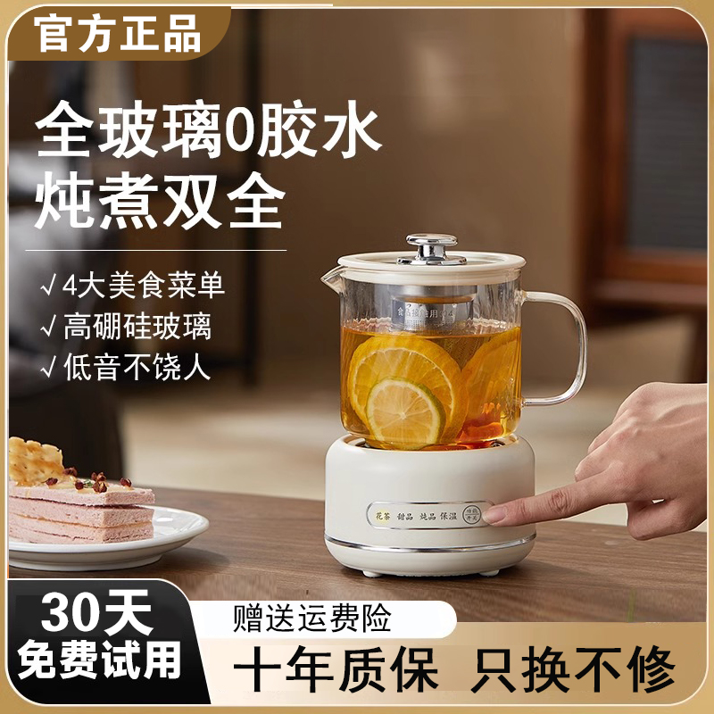 德国办公室小型养生壶煮茶器小茶壶电陶炉烧水壶一人mini迷你玻璃