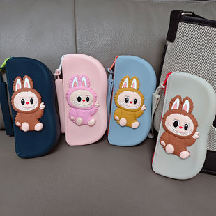可爱眼镜袋便携挂包防摔学生眼镜盒大号硅胶通用太阳镜墨镜收纳包