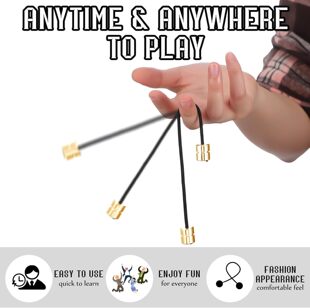 Begleri Fidget金属益智减压手指溜溜球宝乐珠指尖运动纯铜玩具