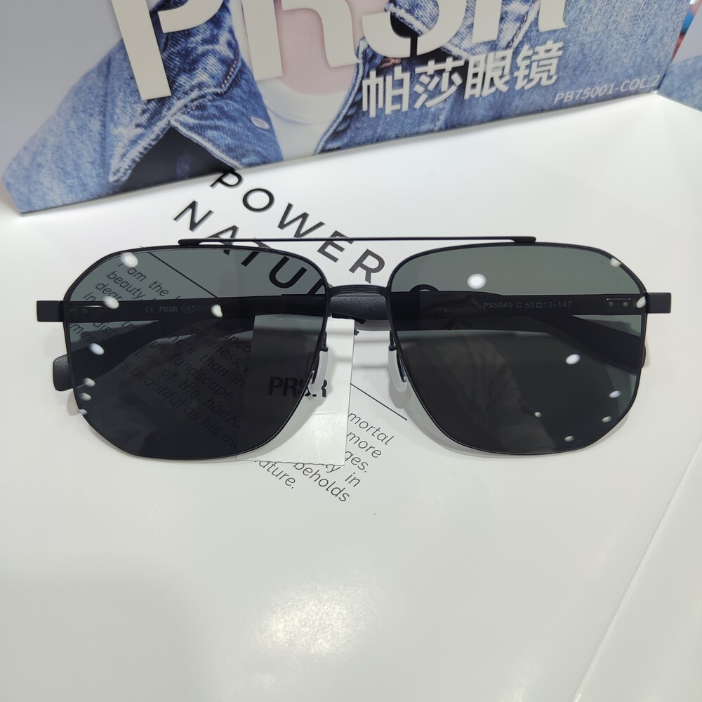 帕莎新款2025年太阳镜正品飞行员高级感男近视偏光墨镜潮PS5049